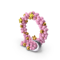 Circle Balloon Arch With Stars And Half Moon PNG & PSD Images