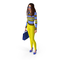 Fashionable European Woman With Handbag PNG & PSD Images