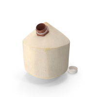 Young Shelled Tapped Coconut PNG & PSD Images