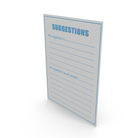 Blank Suggestions Form Light Blue PNG & PSD Images