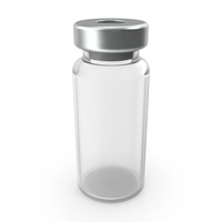 Sterile 10ml Vial with Rubber Stopper PNG & PSD Images