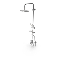 Shower Set AQUANOVA Robot Square 8087 Venus and Mixer PNG & PSD Images