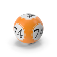 Bingo Ball 74 PNG & PSD Images