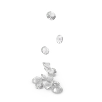 Diamonds Falling PNG & PSD Images