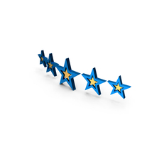 Five Star Rating Symbol PNG & PSD Images