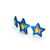 Three Star Rating Symbol PNG & PSD Images