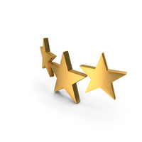 Three Star Customer Rating Symbol PNG & PSD Images
