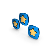 Three Star Customer Rating Symbol PNG & PSD Images