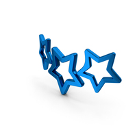 Circular Three Star Rating Frame Symbol PNG & PSD Images