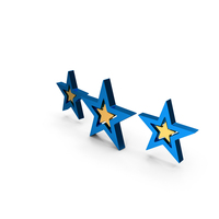 Three Star Rating Design Symbol PNG & PSD Images