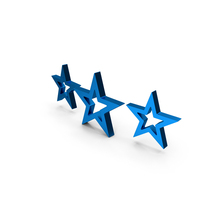 Three Star Rating Design Frame Symbol PNG & PSD Images