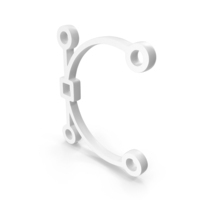 Edit Curve Path Icon White PNG & PSD Images