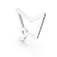 White Polygonal Lasso Tool Icon PNG & PSD Images