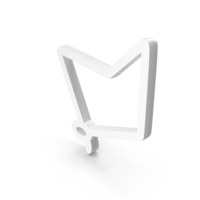 Polygonal Lasso Tool Icon White PNG & PSD Images