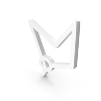 White Polygonal Lasso Tool Icon PNG & PSD Images