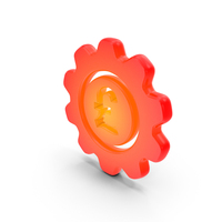Gear With Pound Symbol PNG & PSD Images