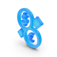 Money Exchange Dollar To Euro Symbol PNG & PSD Images