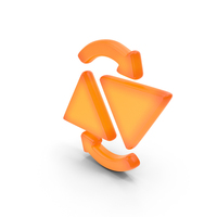 Up And Down Rotating Arrow Symbol PNG & PSD Images