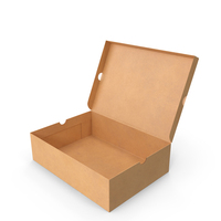 Shoebox Brown Blank PNG & PSD Images