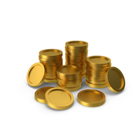 Gold Coins Stack PNG & PSD Images