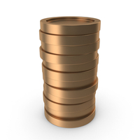 Bronze Coins Stack PNG & PSD Images