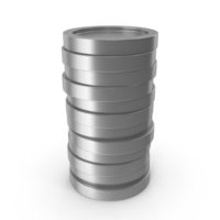 Silver Coins Stack PNG & PSD Images