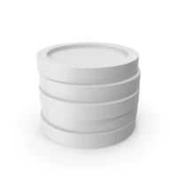 White Coins Stack PNG & PSD Images
