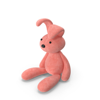 Rabbit Toy Pink PNG & PSD Images