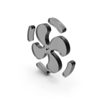 Chiller Fan Icon Glass PNG & PSD Images