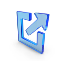Glass Link External Icon PNG & PSD Images