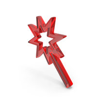 Magic Wand Tool Icon Glass PNG & PSD Images