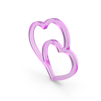 Cupid Heart Icon Glass PNG & PSD Images