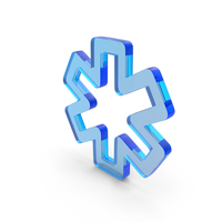Out Line Paramedic Icon Glass PNG & PSD Images