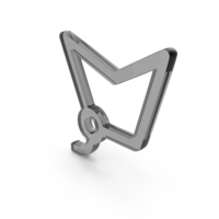 Glass Polygonal Lasso Tool Icon PNG & PSD Images