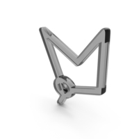 Glass Polygonal Lasso Tool Icon PNG & PSD Images
