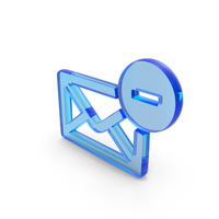 Remove Mail Icon Glass PNG & PSD Images