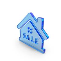 Sale House Icon Glass PNG & PSD Images