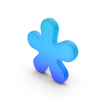 Asterisk Symbol Glowing PNG & PSD Images