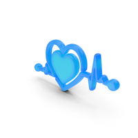 Pulse Line Symbol Glowing PNG & PSD Images