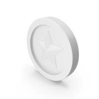 White Star Coin PNG & PSD Images
