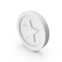 White Star Coin PNG & PSD Images