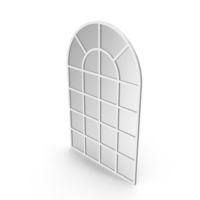White Arched Window Mirror PNG & PSD Images