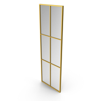Gold Window Mirror PNG & PSD Images