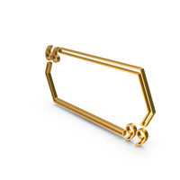 Gold Inverted Commas Box Icon PNG & PSD Images