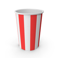 Popcorn Cup Red PNG & PSD Images