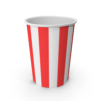 Popcorn Cup Red 3 PNG & PSD Images