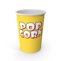 Popcorn Cup Yellow PNG & PSD Images