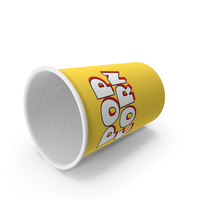 Popcorn Cup Yellow PNG & PSD Images