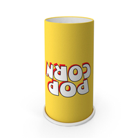 Popcorn Cup Yellow PNG & PSD Images