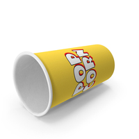 Popcorn Cup Yellow PNG & PSD Images